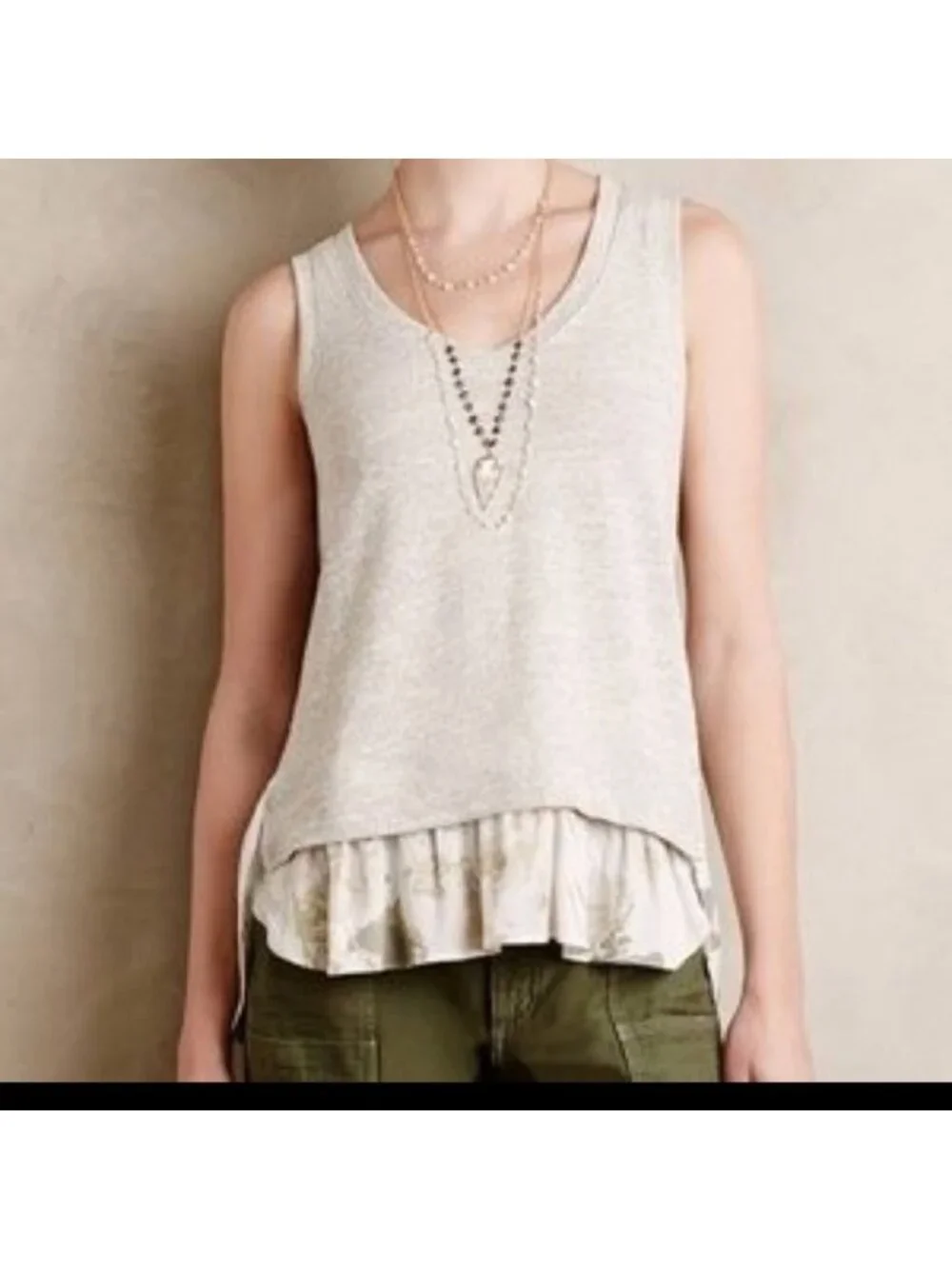 Anthropologie Deletta Dava vneck sleeveles…